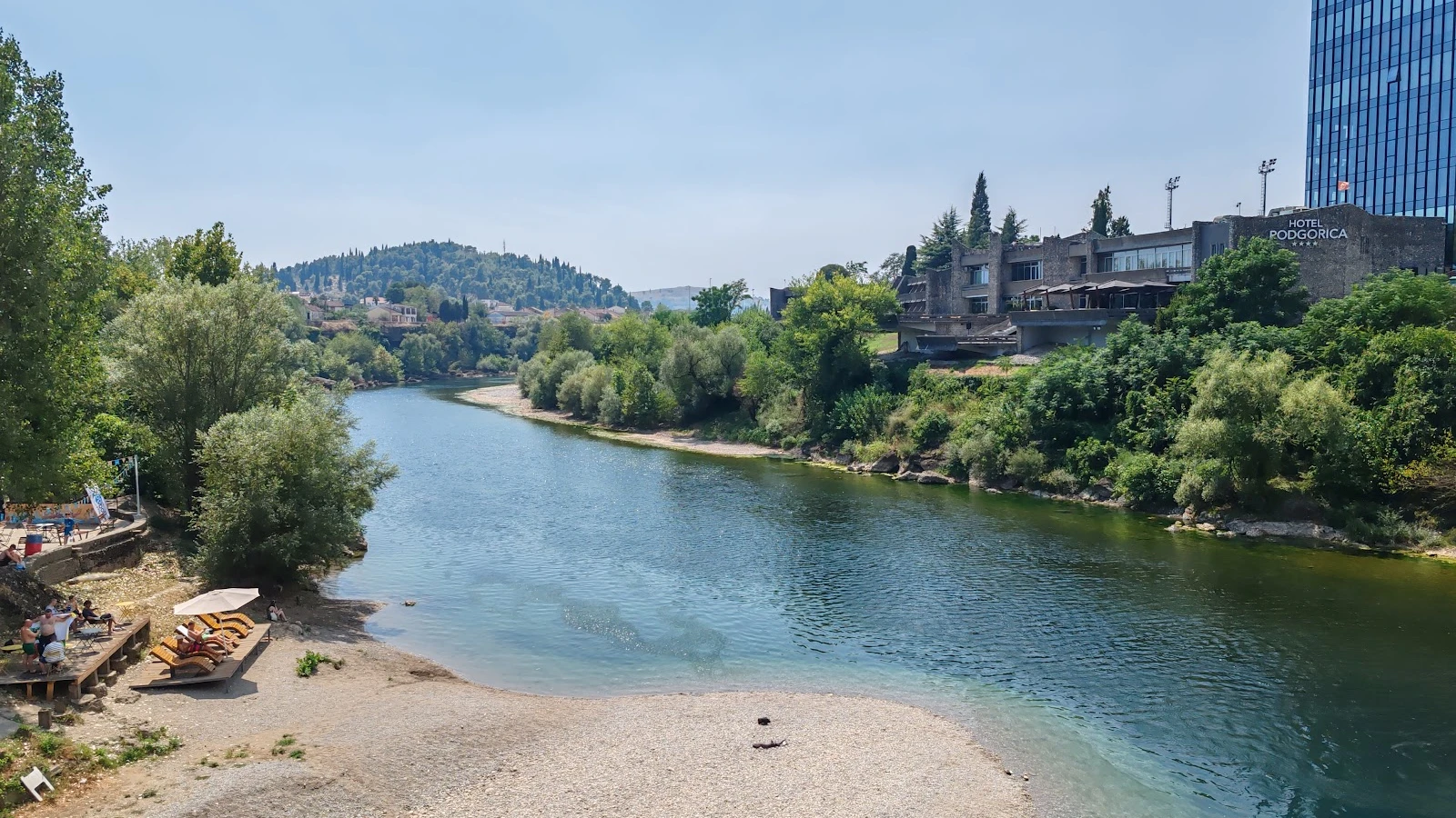 Scenic landmark and road near Podgorica perfect for exploring by rental car