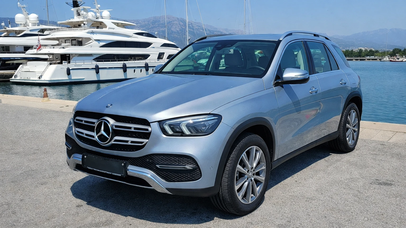 Mercedes GLE SUV available for hire in Podgorica - ideal for mountain road trips